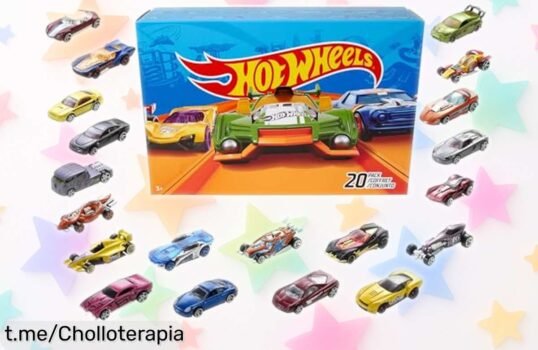 Increíble pack de 20 coches Hot Wheels sorpresa a precio regalado, ¡una diversión asegurada y horas de juego para nunca olvidar!