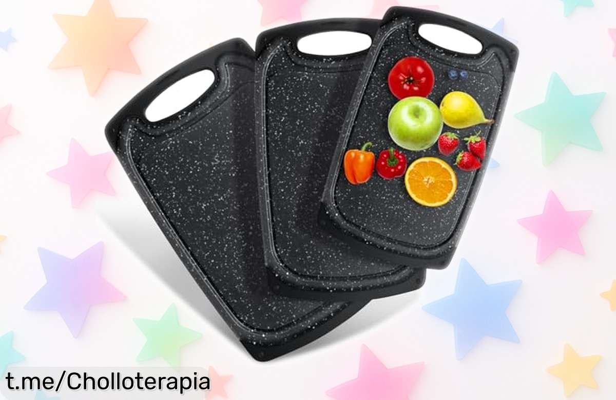 Increíble pack de 3 tablas de cortar Romon, pura resistencia y limpieza rápida a un precio que es una verdadera ganga para darle vida a tu cocina ya mismo