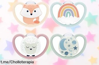 Increíble pack de 4 chupetes NUK Space Day & Night que brillan en la oscuridad, ¡aprovecha este ofertón único para hacer sonreír a tu bebé!