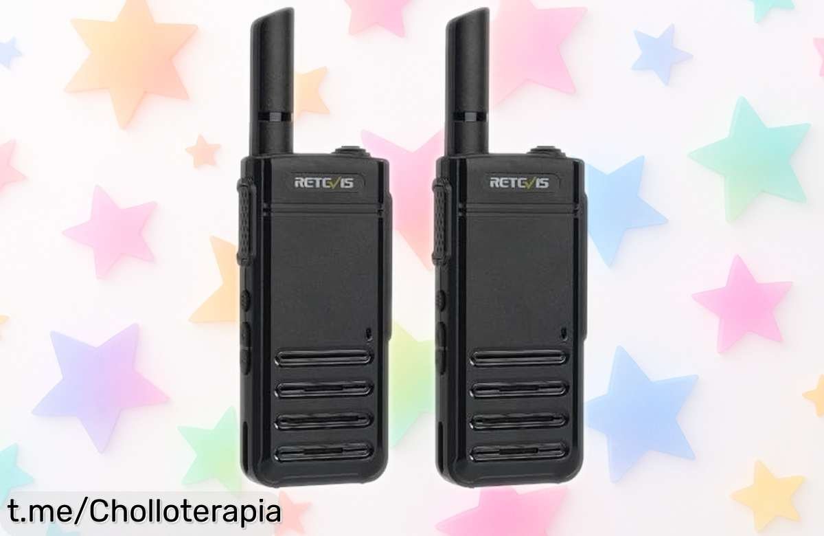 Increíble pack de Walkies Retevis RB639: Comunicación sin líos, batería duradera y carga rápida USBC. ¡No te quedes desconectado, hazte con este chollo ya!