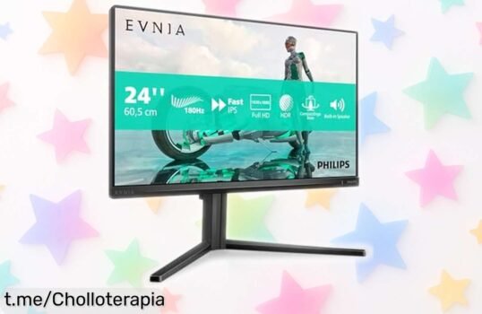 Increíble pantalla gaming de 24” Philips con 180 Hz y respuesta en solo 1 ms, ahora a un precio regalado que no querrás dejar escapar. ¡Juega sin límites!