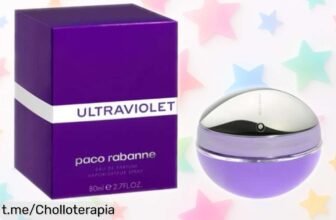 Increíble perfume para mujer Paco Rabanne Ultraviolet 80ML a precio de escándalo, no te lo puedes perder ¡destaca cada día con esta fragancia única!