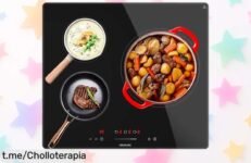 Increíble placa de inducción Cecotec Bolero Squad I 3001 con potencia brutal y control táctil, ¡no te quedes sin este super chollo para renovar tu cocina ya!