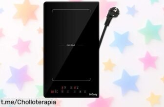 Increíble placa de inducción IsEasy con dos fuegos y zona flexible a un precio imbatible, ¡cocina rápido y seguro! Aprovecha este chollo que no se repite.