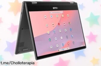 Increíble portátil Chromebook ASUS CM14 Flip de 14” con lápiz Stylus incluido, ¡aprovecha este ofertón a precio loco y haz que estudiar o trabajar sea pan comido!
