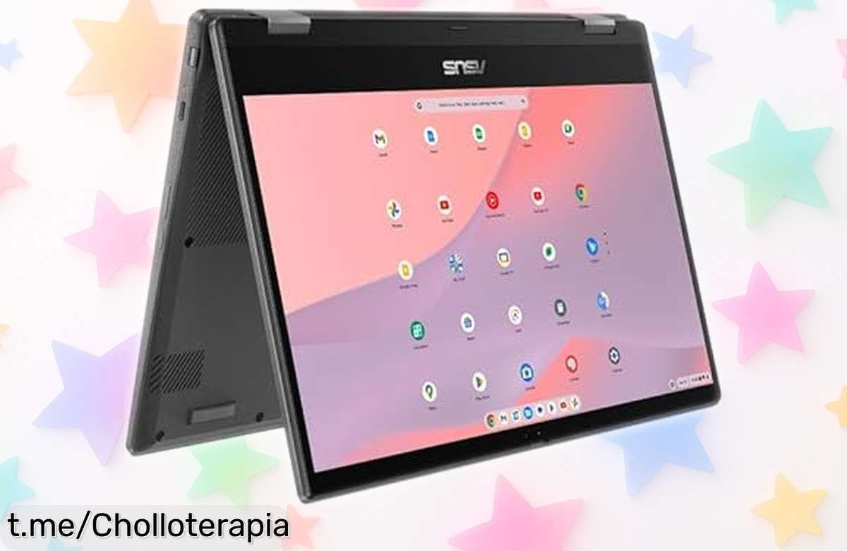 Increíble portátil Chromebook ASUS CM14 Flip de 14” con lápiz Stylus incluido, ¡aprovecha este ofertón a precio loco y haz que estudiar o trabajar sea pan comido!
