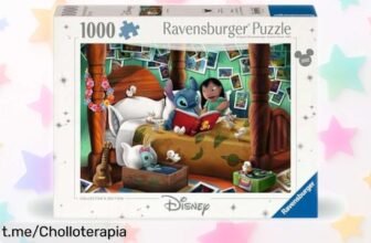 Increíble puzzle de 1000 piezas Disney Lilo y Stitch de Ravensburger para disfrutar en familia a un precio regalado, ¡no te quedes sin el tuyo!