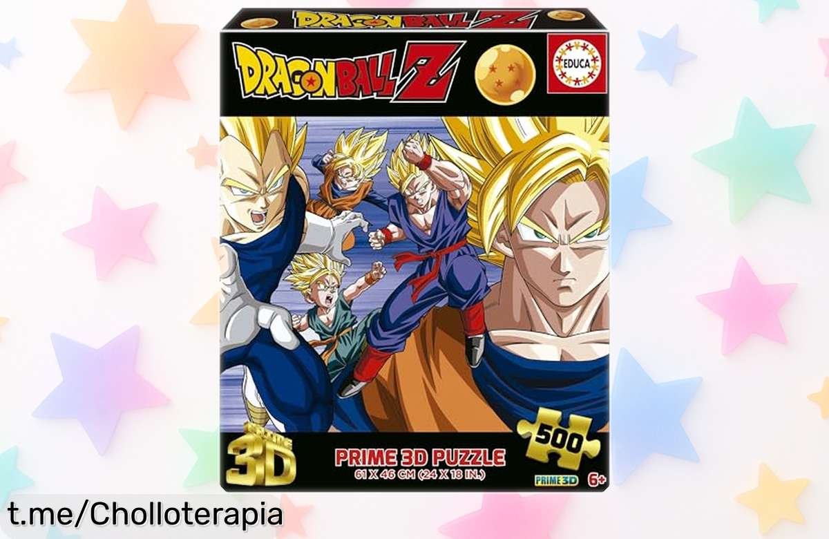 Increíble puzzle de 500 piezas Educa Dragon Ball Prime 3D a precio rebajado, diviértete y estimula tu mente mientras disfrutas con amigos. ¡No te lo pierdas!