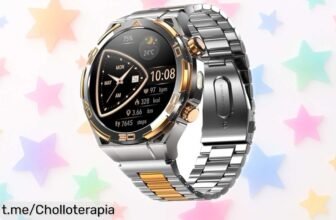 Increíble reloj inteligente Blackview con GPS y chatGPT; ¡pantalla AMOLED para que controles tu deporte y ritmo en un super chollo, solo por tiempo limitado!