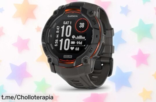 Increíble reloj inteligente Garmin Instinct 3 Solar que te acompaña hasta 40 días, ¡aprovéchalo ahora! Un ofertón que no puedes dejar escapar.