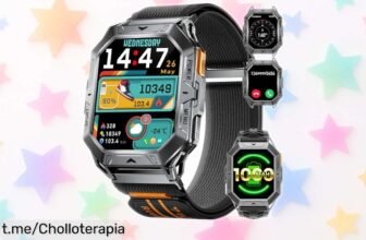 Increíble reloj inteligente TX1 para hombre, resistente y con 100 días de batería: aprovecha este ofertón que no querrás dejar pasar. ¡No te quedes sin el tuyo!