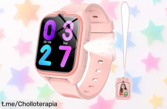 Increíble reloj inteligente para niños IOwodo 4G con GPS y SOS, ¡un regalazo a precio de escándalo que hará sonreír a los peques!