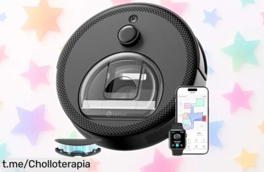 Increíble robot aspirador y fregasuelos Lefant M330 con succión de 5000Pa: disfruta del hogar siempre limpio sin esfuerzo a un precio bajísimo ¡No te lo pierdas!