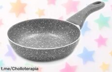 Increíble sartén antiadherente Zanetti Pietra Rara que cocina sin aceite y te cuida las manos en un ofertón de lujo para tu cocina, ¡consíguela antes de que se agote!