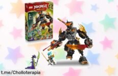 Increíble set de LEGO Ninjago Meca de Misión con 3 minifigs que hará volar la imaginación y al ser un regalazo ahora está a precio locooo, ¡no te lo pierdas!