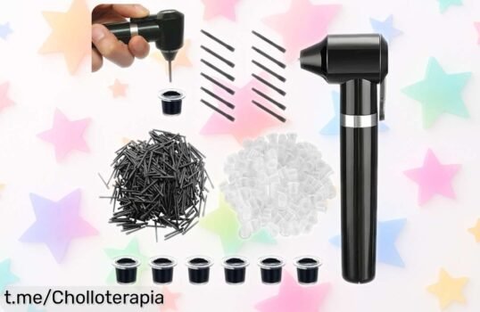 Increíble set de máquinas para tatuar Unihuby con 50 tapones: ¡mezcla tus pigmentos al instante y empieza a crear auténticas obras de arte ya mismo a un precio loco!