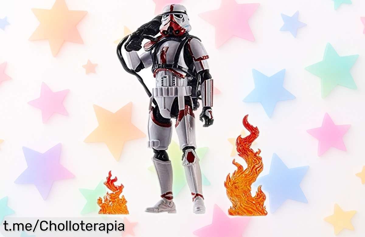 Increíble set deluxe de Hasbro Star Wars con Incinerator Trooper y Grogu a un precio que te alucina, ¡los detalles brutales harán felices a los fans! Aprovecha ya esta oferta irresistible.