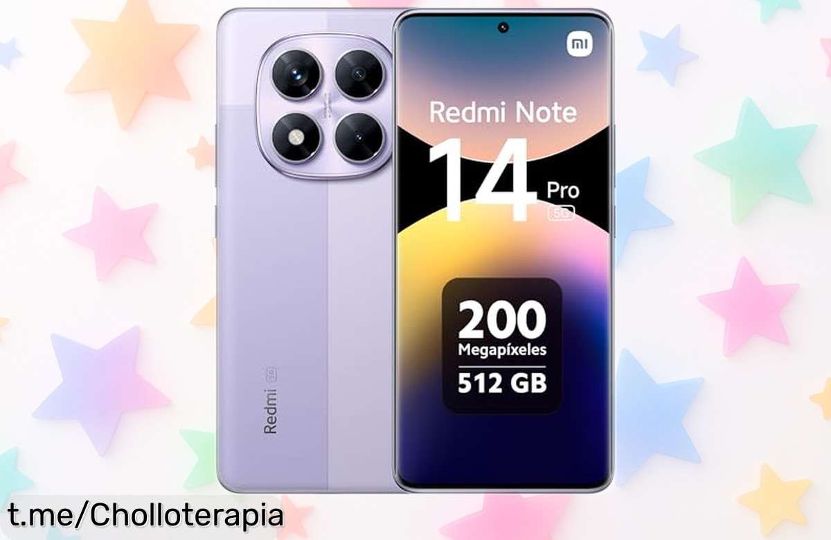 Increíble smartphone Xiaomi Redmi Note 14 Pro 5G con cámara de 200MP y pantalla AMOLED a precio regalado, no te lo pierdas o te quedarás sin el tuyo.