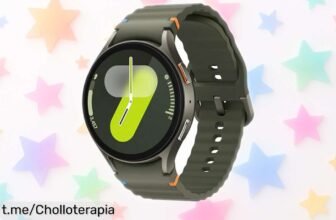 Increíble smartwatch Samsung Galaxy Watch7 que cuida tu salud y te sigue el ritmo; ¡ofertón con 4 años de garantía, no lo dejes escapar!