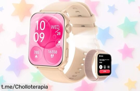 Increíble smartwatch Yxtel para hombre y mujer con pantalla gigante, llamadas desde la muñeca y batería duradera: ¡precio rebajado que no puedes dejar pasar!