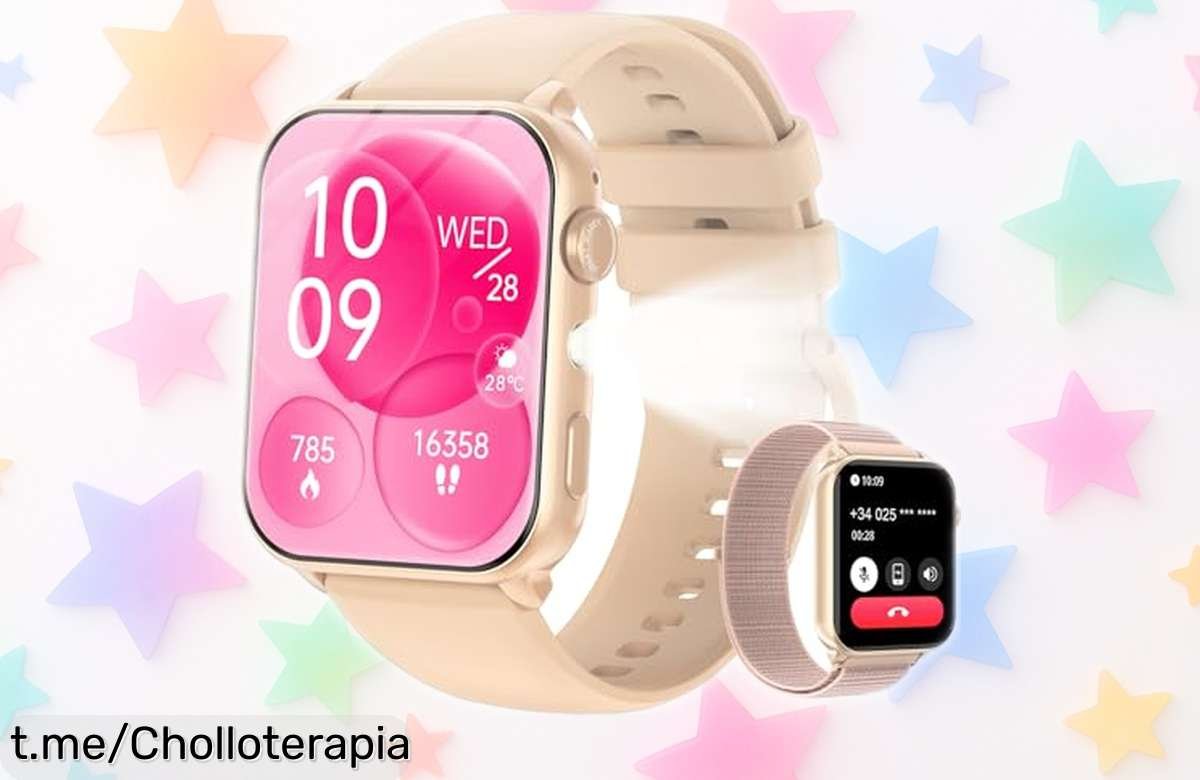 Increíble smartwatch Yxtel para hombre y mujer con pantalla gigante, llamadas desde la muñeca y batería duradera: ¡precio rebajado que no puedes dejar pasar!