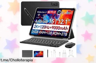 Increíble tablet Blackview Mega 2 con teclado, potencia brutal y 128 GB. Aprovecha este ofertón que no se repite, ¡lleva tu experiencia al siguiente nivel ya!