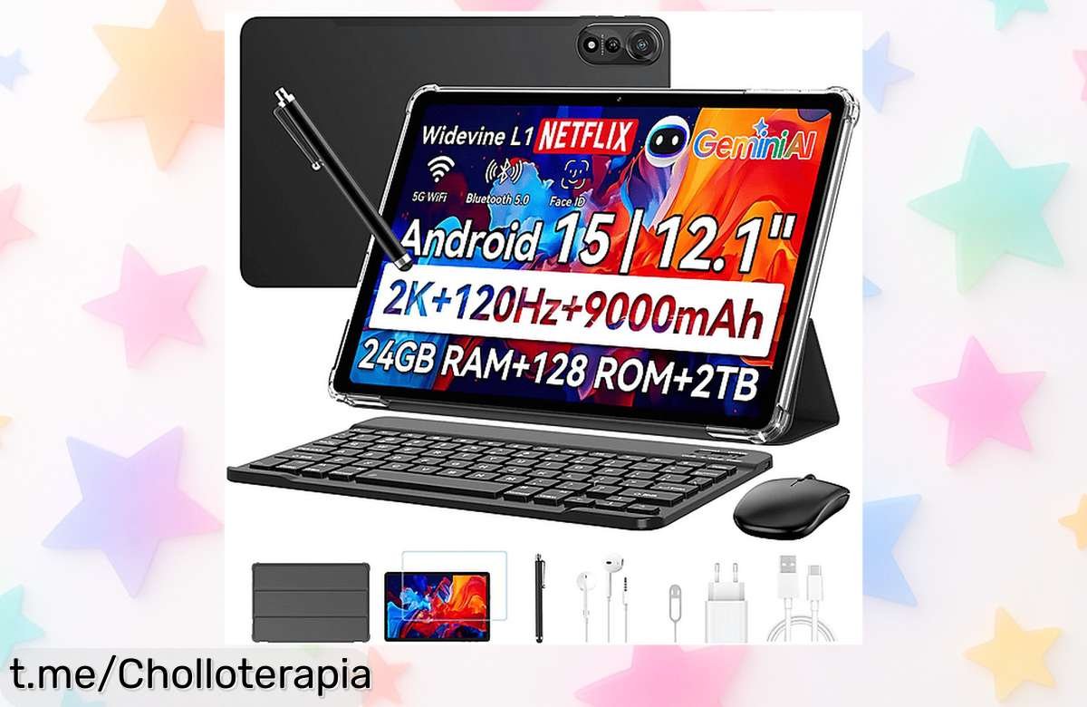 Increíble tablet Blackview Mega 2 con teclado, potencia brutal y 128 GB. Aprovecha este ofertón que no se repite, ¡lleva tu experiencia al siguiente nivel ya!