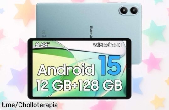 Increíble tableta Blackview Link 2 con WiFi y 4G, un ofertón que vuela: ¡12GB de RAM y 128GB para tus mejores momentos a precio insólito!