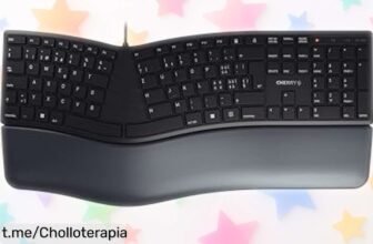 Increíble teclado ergonómico Cherry KC 4500 Ergo que hace menos pesados tus días frente a la pantalla, ¡no te quedes sin el tuyo!