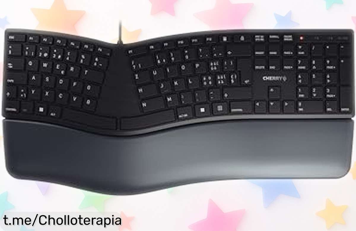 Increíble teclado ergonómico Cherry KC 4500 Ergo que hace menos pesados tus días frente a la pantalla, ¡no te quedes sin el tuyo!