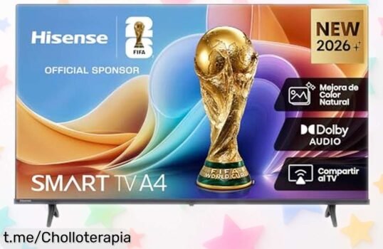 Increíble televisor smart Hisense 40A4S de 40” con imagen nítida y sonido potente a un precio rebajado que hará tus noches de cine inolvidables, ¡no te lo pierdas!