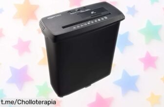 Increíble trituradora Amazon Basics que tritura hasta 8 hojas, CDs y tarjetas de crédito ¡aprovecha este ofertón porque su precio ha caído más que nunca y no querrás perderte esta oportunidad!