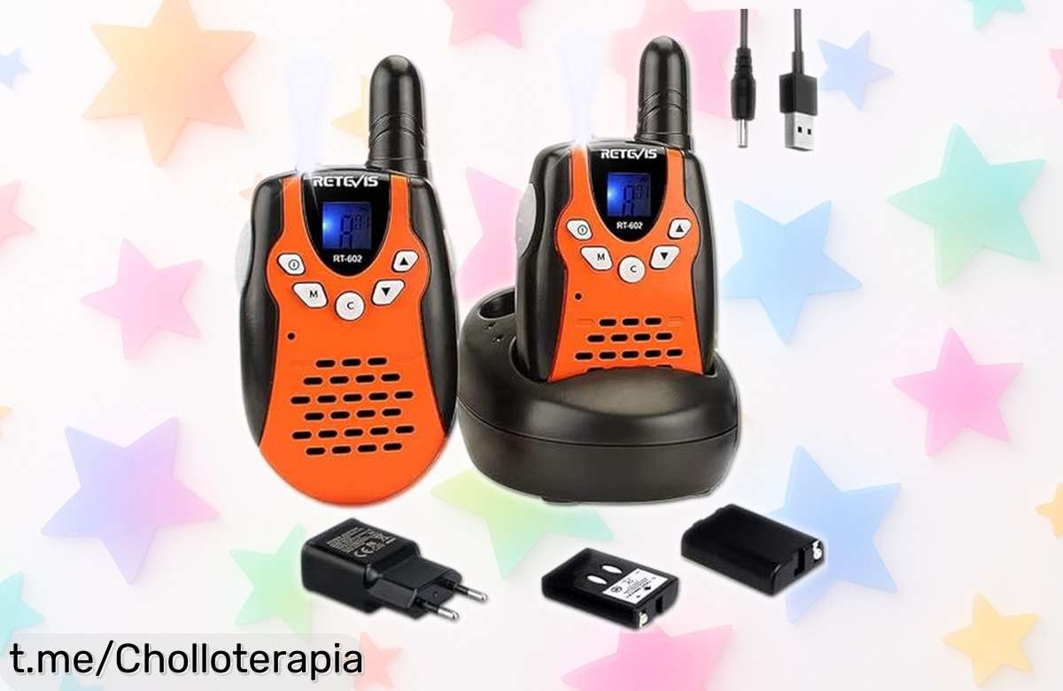 Increíble walkie talkie Retevis RT602 para niños en pack de 2, ¡aprovecha el precio de escándalo y llena sus días de aventuras!
