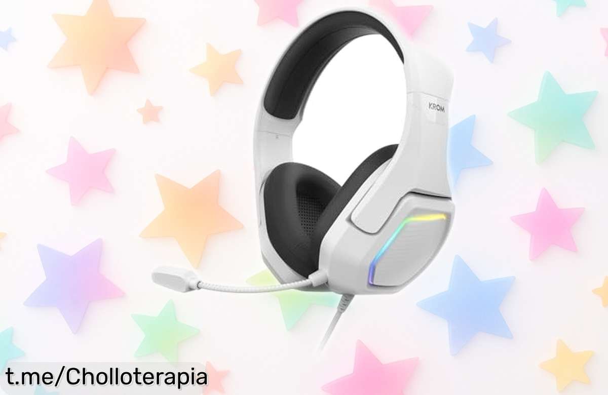 Increíbles auriculares gaming Krom Kopa 7.1 con sonido envolvente y luces RGB a un precio loco, no dejes pasar la oportunidad de jugar al máximo nivel ¡Compra ya y siente la emoción del juego!