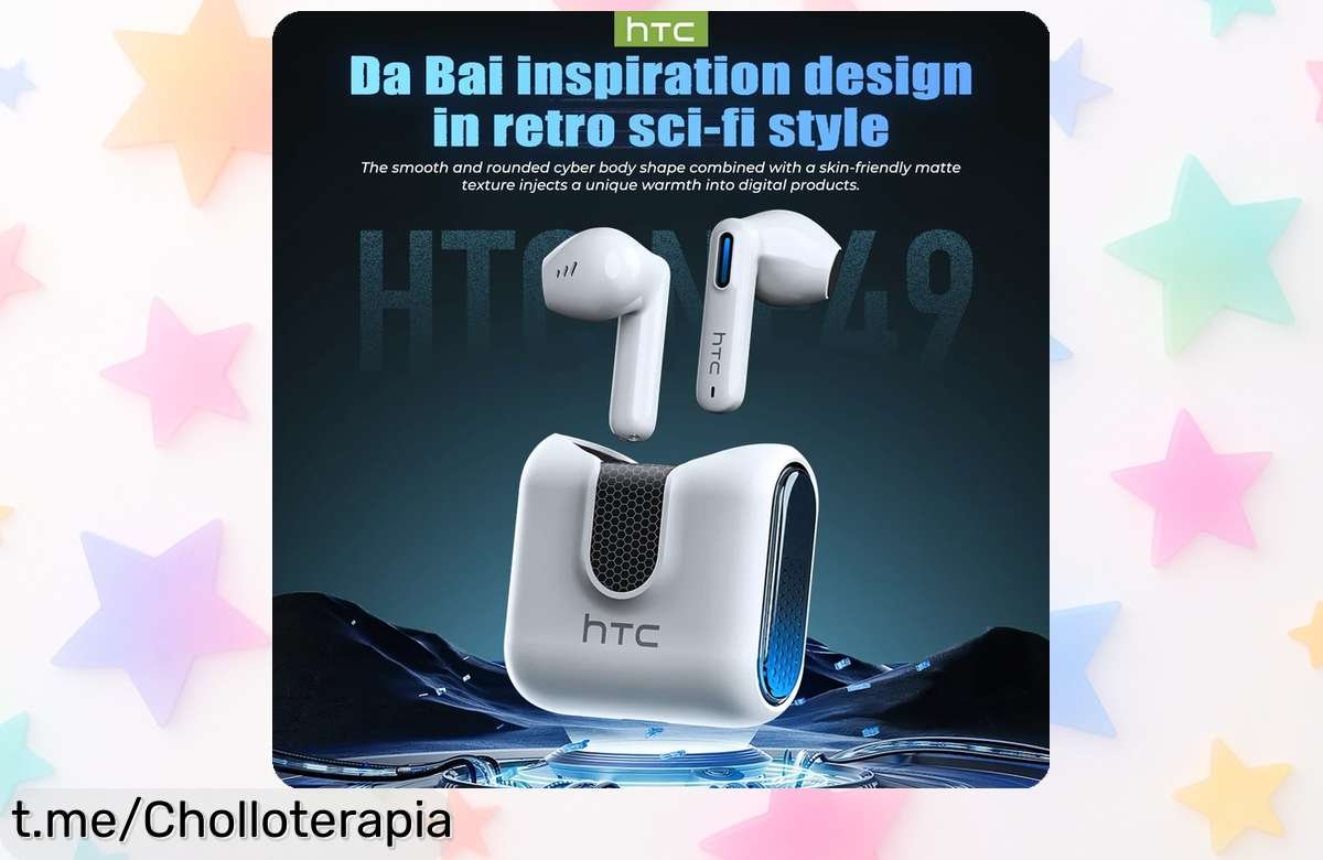 Increíbles auriculares inalámbricos deportivos HTC NE49 con Bluetooth 6.0 y reducción de ruido, ¡una oferta que no podrás dejar escapar!