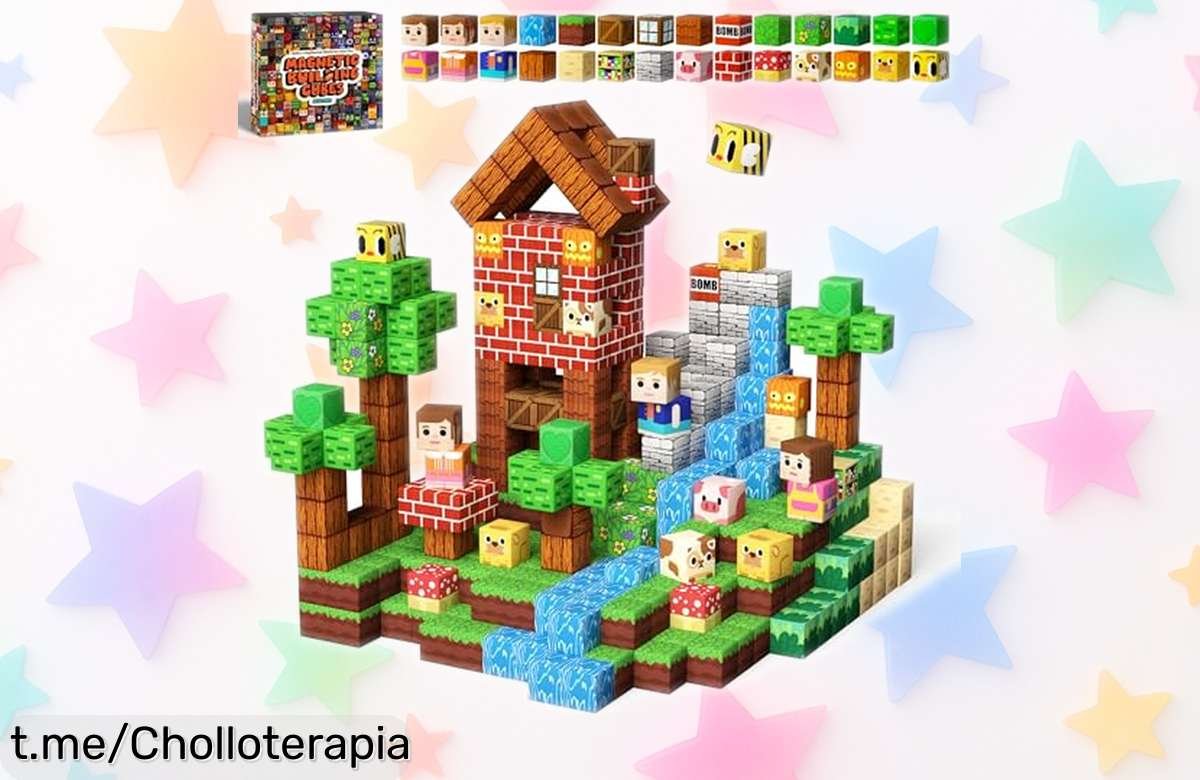 Increíbles bloques de construcción magnéticos KIDCHEER con 100 piezas para que los peques liberen su creatividad: ¡un ofertón irresistible que no puedes dejar escapar!