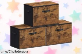 Increíbles cajas de tela SONGMICS para organizar tu hogar: ¡tres super chollos que te harán la vida más fácil y ordenada, no las dejes escapar!