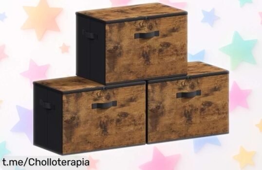 Increíbles cajas de tela SONGMICS para organizar tu hogar: ¡tres super chollos que te harán la vida más fácil y ordenada, no las dejes escapar!