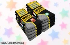 Increíbles calcetines de trabajo SOXCO en pack de 6 pares, amortiguación que quita la fatiga y a un precio regalado que no te puedes perder. ¡Cómpralos ya para tus pies felices!