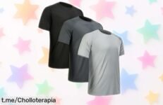Increíbles camisetas de entrenamiento YOIOWVY en pack de hasta 7 unidades, con un precio que no podrás creer y comodidad para disfrutar cada deporte bajo el sol. ¡Hazte con ellas ya!