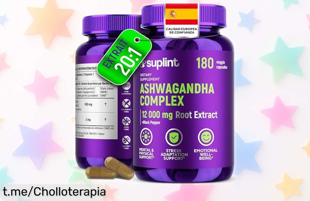 Increíbles cápsulas de ashwagandha veganas para dormir mejor y combatir el estrés a un precio loco que no podrás dejar escapar, ¡energía todo el día en tu vida!