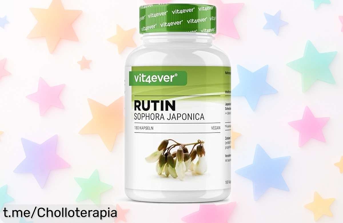 Increíbles cápsulas veganas de Sophora japonica para 6 meses, calidad alemana y a un precio rebajado: cuida tu salud fácil y sin complicaciones. ¡No dejes escapar este chollo!