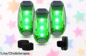 Increíbles luces LED intermitentes para mochila y cochecito que garantizan visibilidad a precios de ganga, ¡no te quedes sin ellas y protégete con estilo!