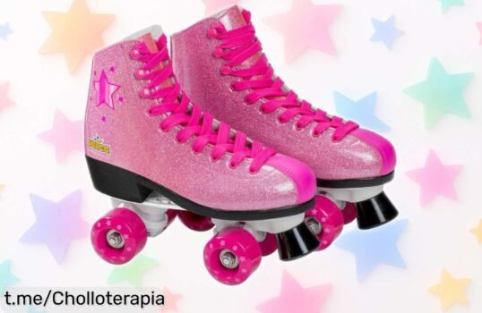 Increíbles patines de bota Roller Shak con cordones y 4 ruedas a precio loco, perfectos para dar tus primeros giros ¡No te los pierdas o será demasiado tarde!