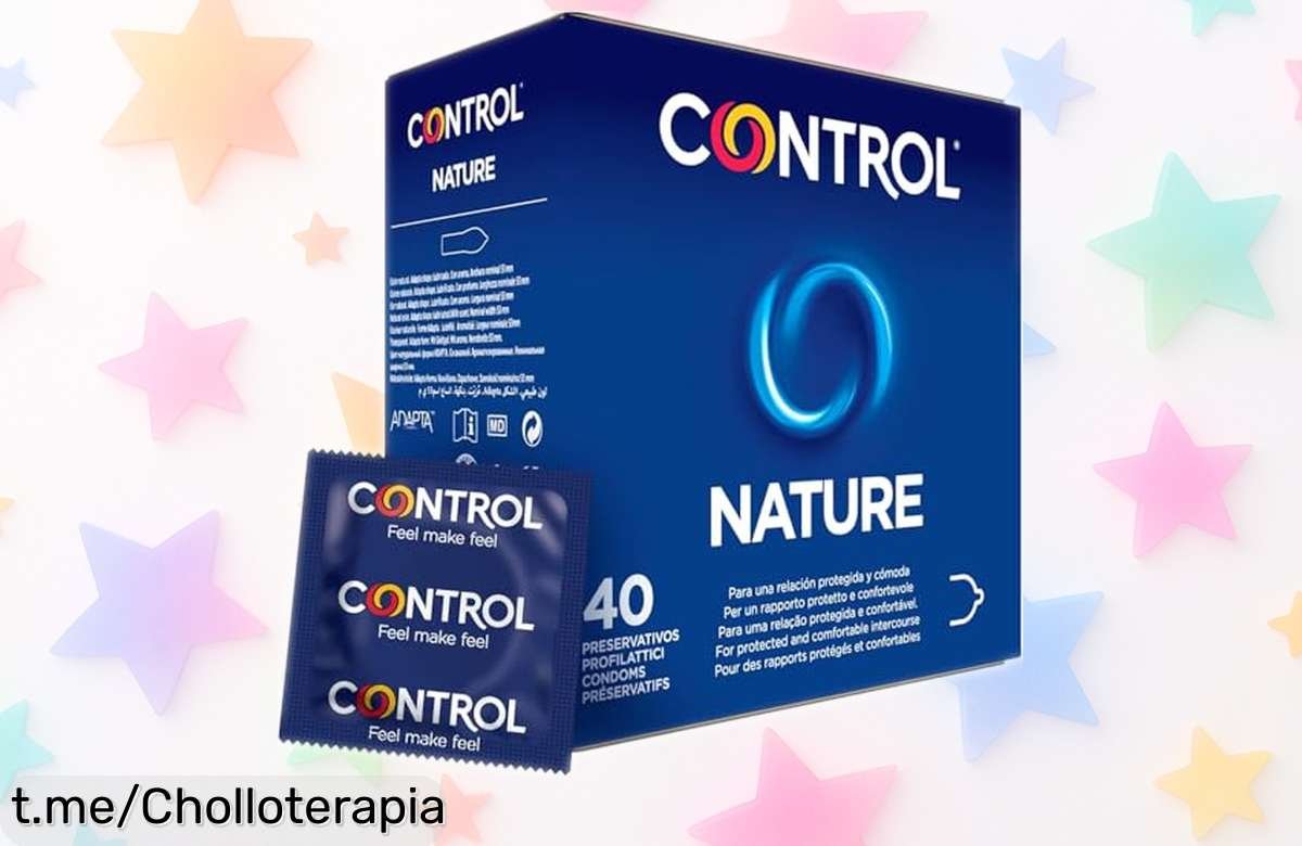 Increíbles preservativos CONTROL Nature, pack de 40 por un precio regalado que no puedes dejar escapar: disfruta la seguridad y la sensación más natural. ¡Hazte con ellos ya!