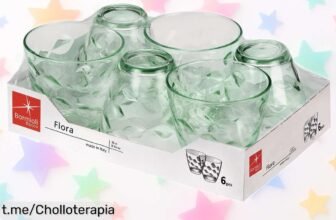 Increíbles vasos de vidrio Bormioli Rocco, ¡super resistentes y sin tóxicos! Un ofertón que no puedes dejar pasar para brindar con tus seres queridos.