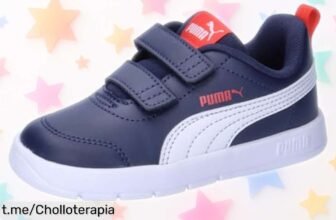 Increíbles zapatillas infantiles Puma Courtflex V3, super chollo para peques en movimiento sin límites; ¡deja que su energía brille mientras corren y juegan!