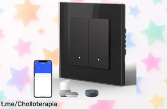 Interruptor inteligente WiFi BSEED con vidrio y led, controla tus luces al instante desde el móvil ¡Aprovecha este precio de locura antes que se acabe!