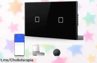 Interruptor táctil de pared BSEED con cristal y LED, controla tus luces a un precio loco. ¡Haz que tu hogar brille ahora!