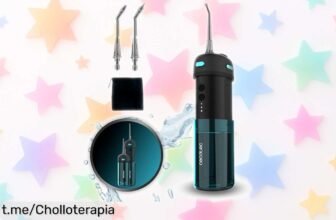 Irrigador dental portátil Cecotec Toothcare Jet Splash a precio de ganga: limpieza bucal en cualquier lugar y con total resistencia al agua, ¡no te lo puedes perder!